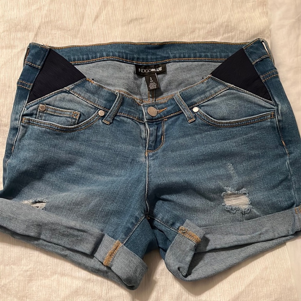 Maternity Jean Shorts
